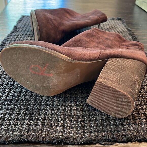 Jeffrey Campbell Hanger Brown Leather Ankle Boots size 7 - Picture 8 of 11